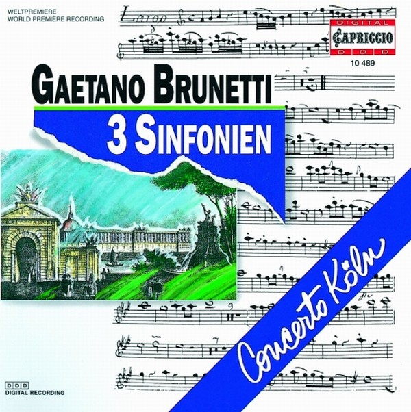 BRUNETTI Gaetano: 3 Sinfonien