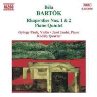 BARTOK: Rhapsodies nos. 1 & 2