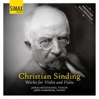 Sinding: Works for Violin and Piano