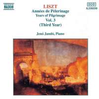 LISZT: Years of Pilgrimage 3