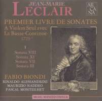 Leclair: Premier Livre de Sonates