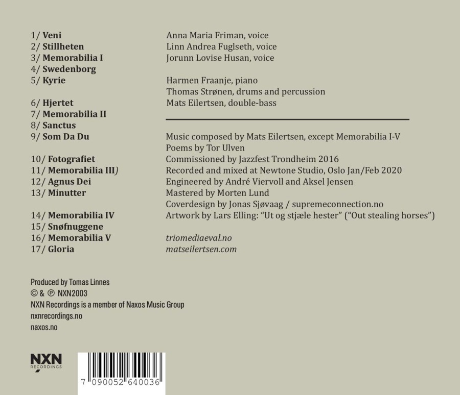Mats Eilertsen Trio: Memorabilia - slide-1