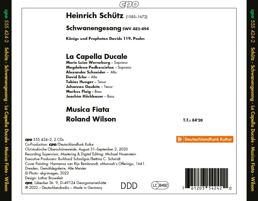 Schütz: Schwanengesang - slide-1