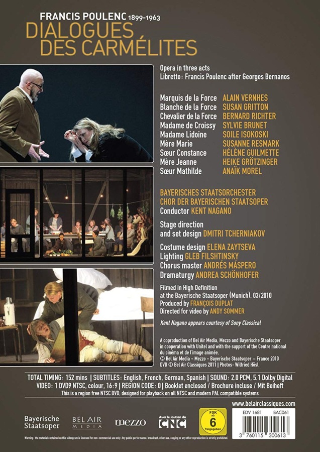 Poulenc: Dialogues des Carmélites / BAC 061 - slide-1