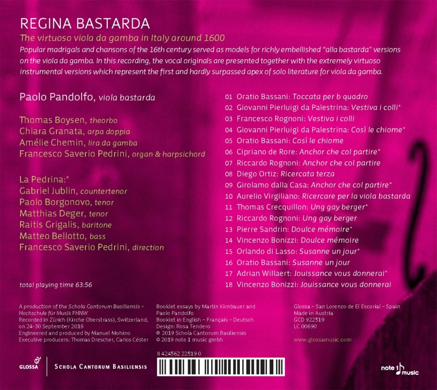 Regina Bastarda - Musik für Viola bastarda - slide-1
