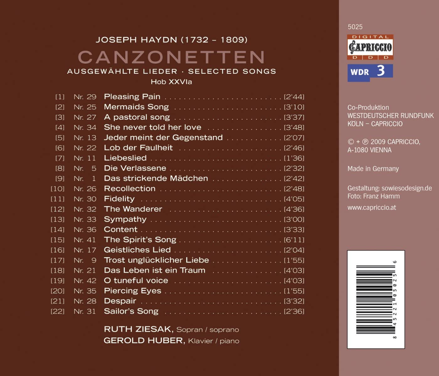 Haydn: Canzonetten - slide-1