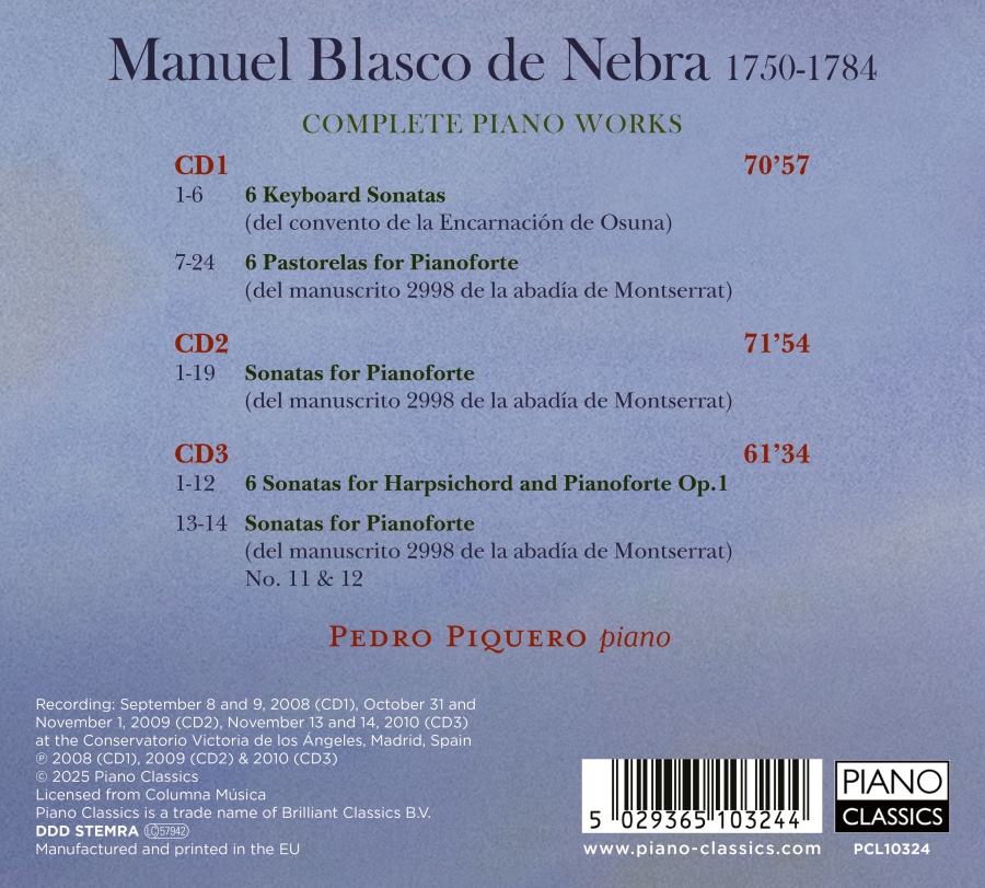 Blasco de Nebra: Complete Piano Works - slide-1