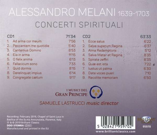 Melani: Concerti Spirituali - slide-1