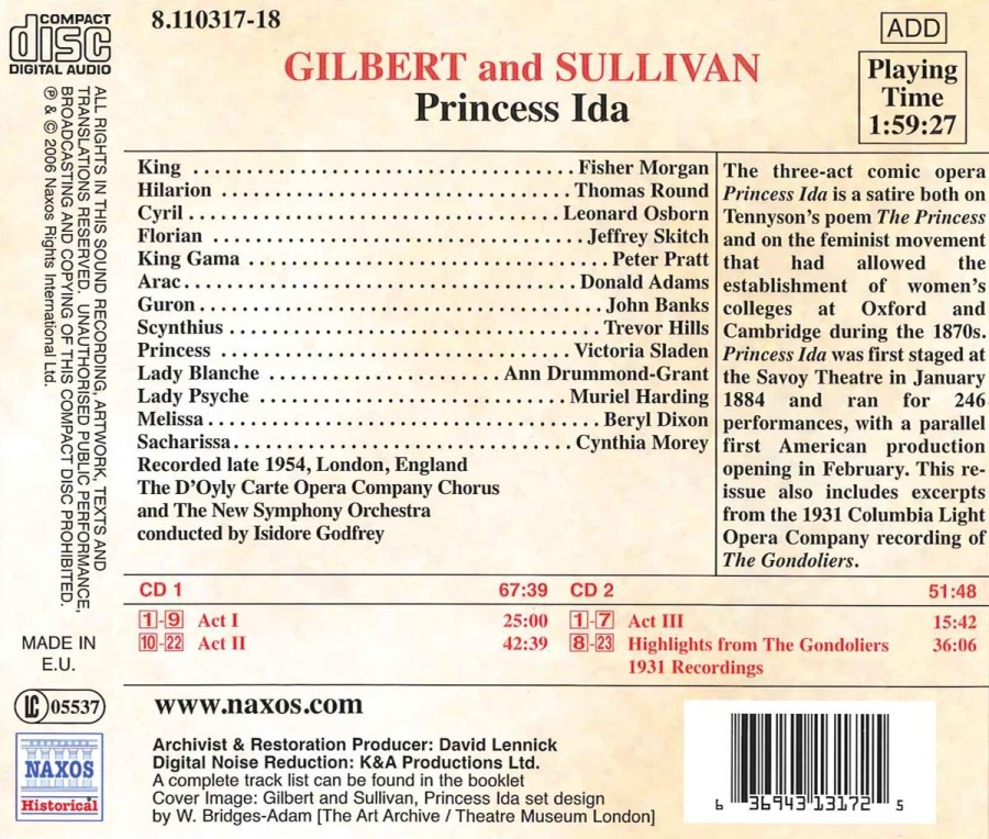 SULLIVAN: Princess Ida - slide-1