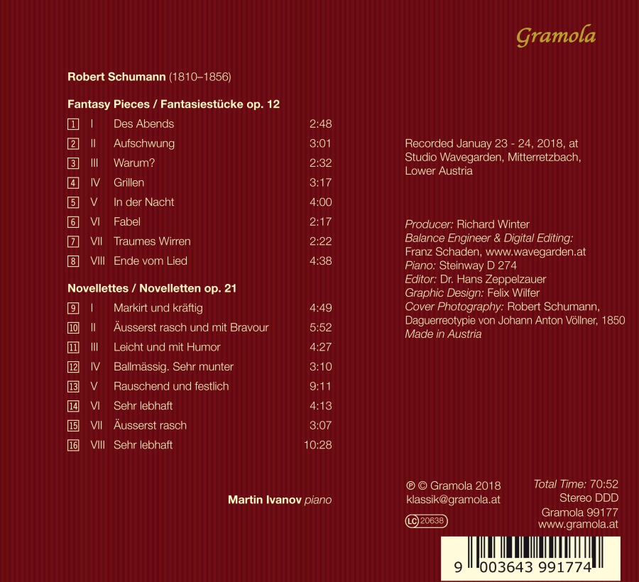 Schumann: Fantasiestücke; Novelletten - slide-1