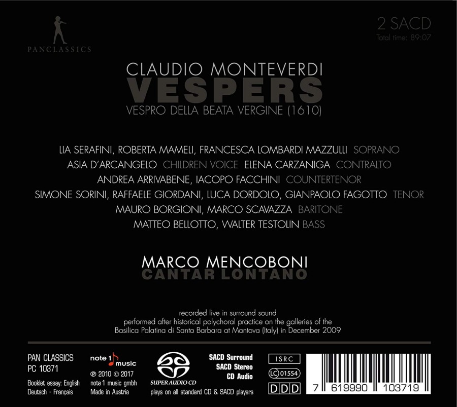 Monteverdi: Vespers - slide-1