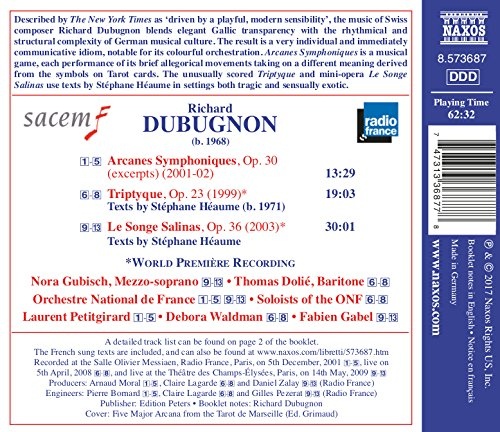 Dubugnon, Richard: Arcanes Symphoniques; Triptyque - slide-1