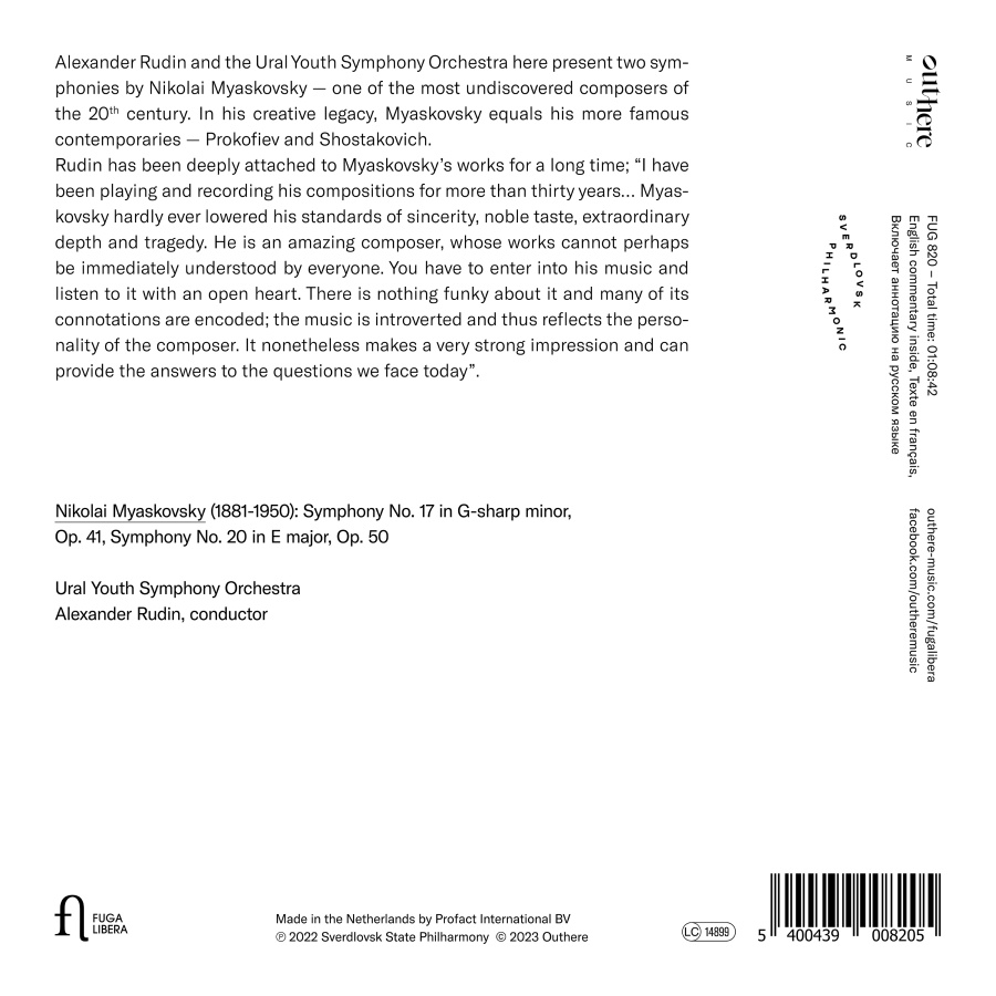 Myaskovsky: Symphonies Nos. 17 & 20 - slide-1