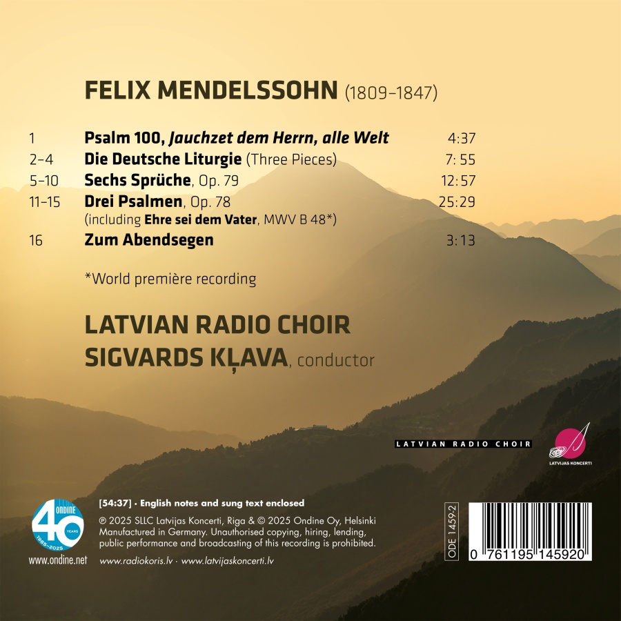 Mendelssohn: Sacred Choral Works - slide-1