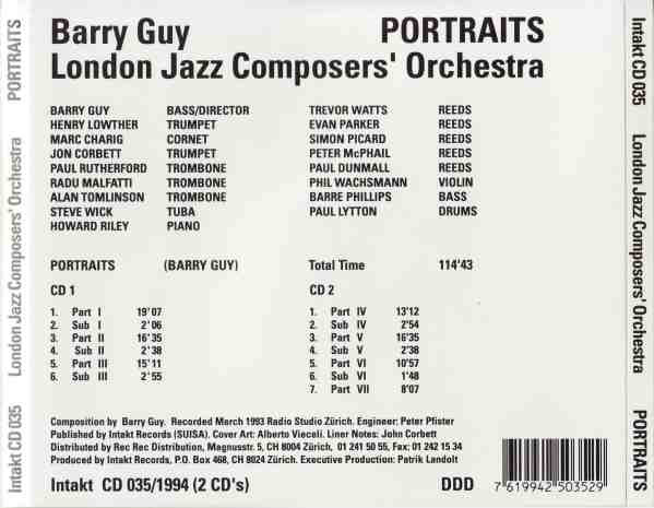Barry Guy/LJCO: Portraits - slide-1