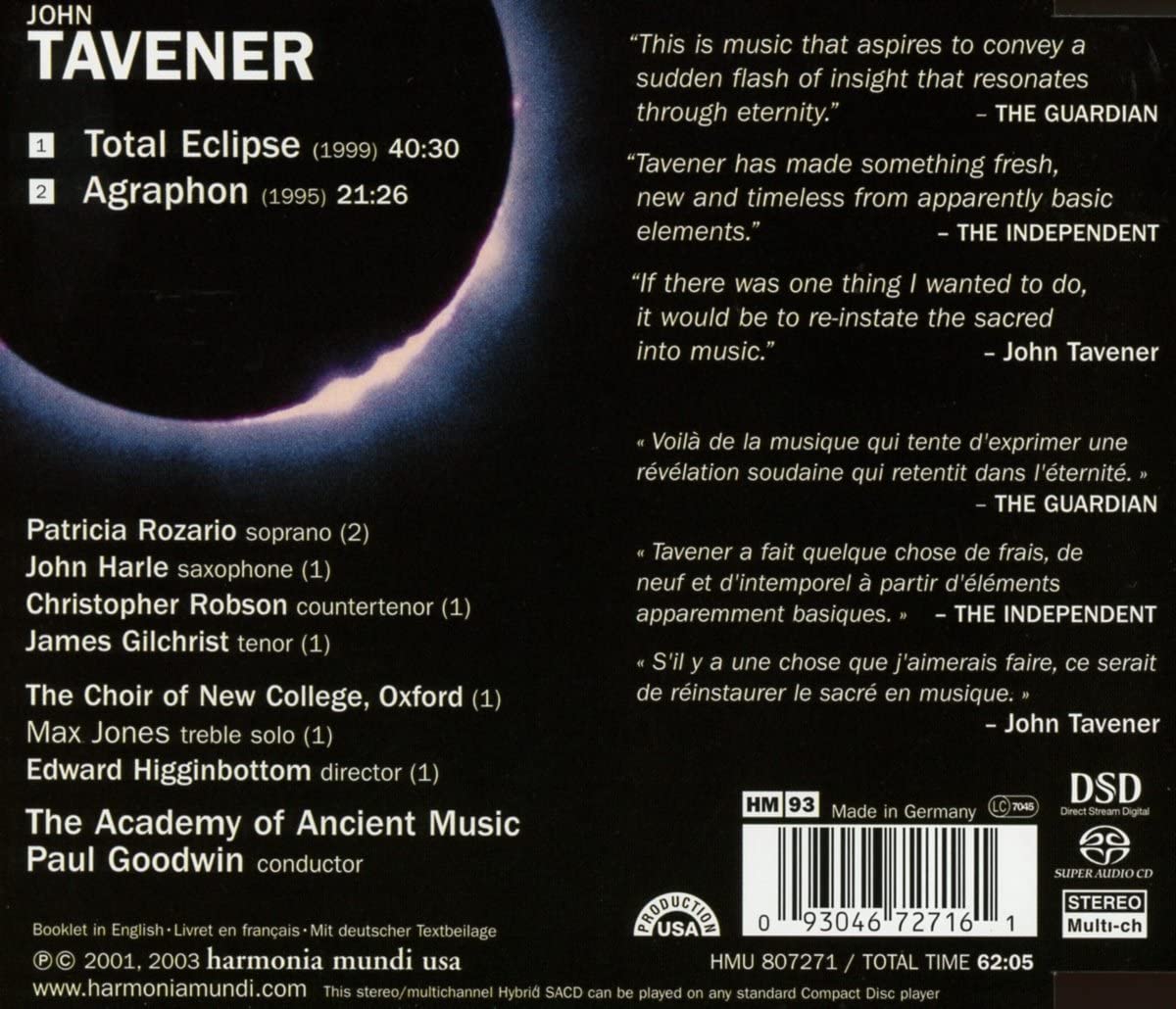 Tavener: Total Eclipse - slide-1