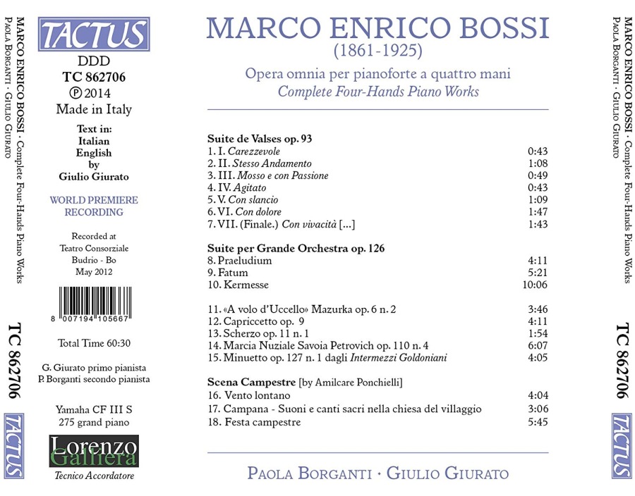 Bossi: Complete Four-Hands Piano Works - slide-1