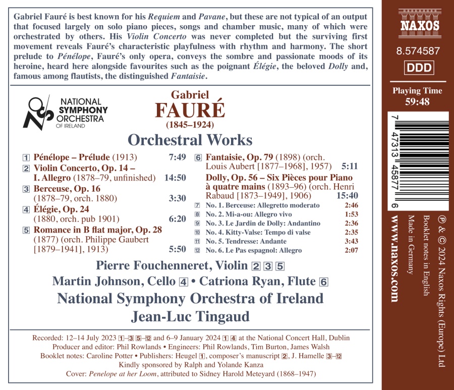 Fauré: Violin Concerto - slide-1