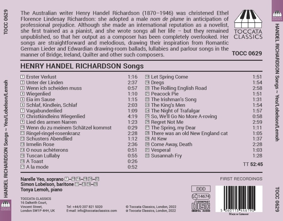 Richardson: Let Spring Come and other Songs - slide-1
