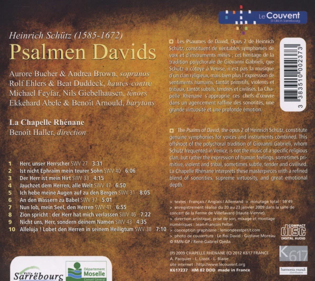 Schütz: Psalmen Davids - slide-1