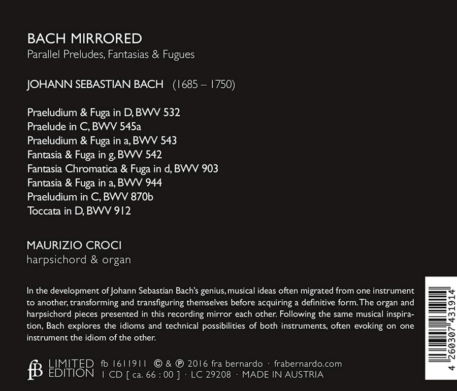 Bach mirrored - parallel Preludes, Fantasias & Fugues - slide-1