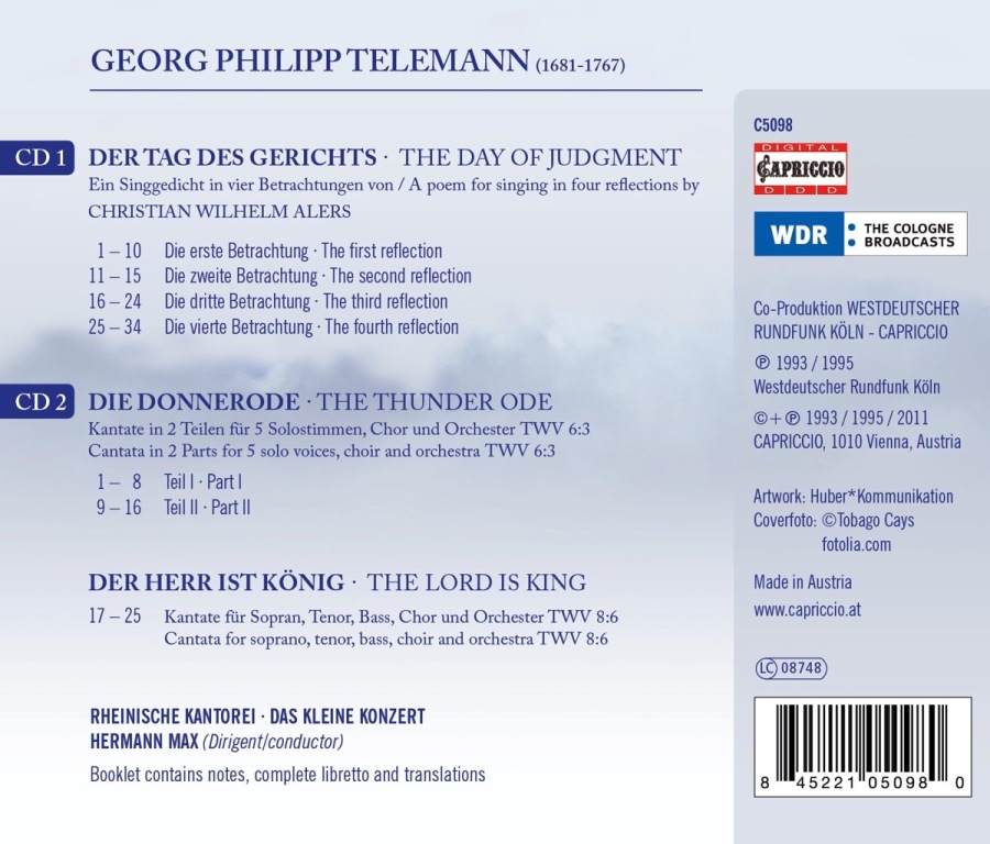 Telemann: Der Tag des Gerichts, Die Donnerode - slide-1