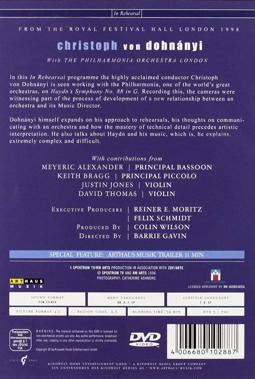 Dohnani, Christoph von: In Rehearsal - slide-1