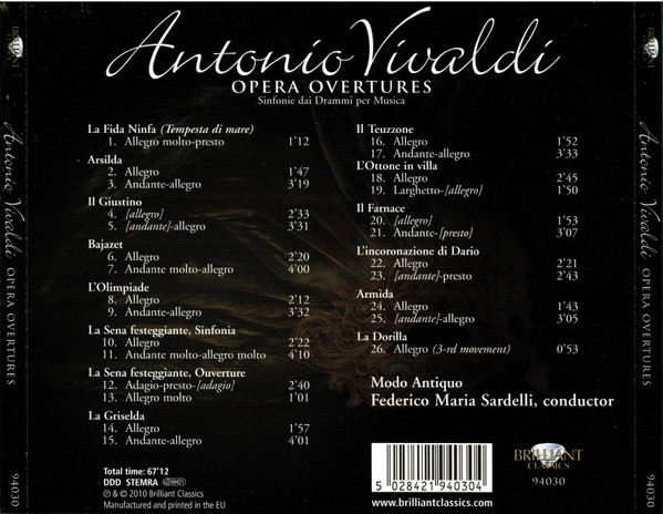 VIVALDI: Opera Overtures - slide-1