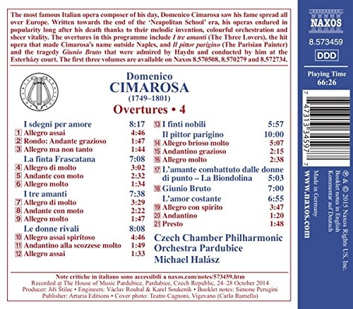 Cimarosa: Overtures Vol. 4 - slide-1