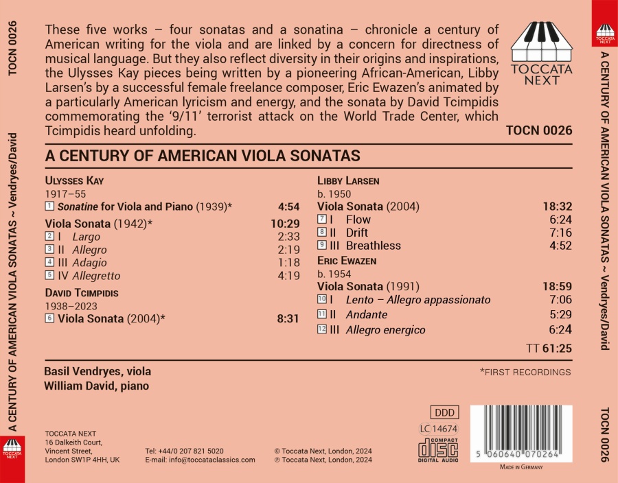 A Century of American Viola Sonatas - slide-1