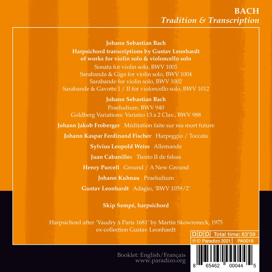 Bach: Tradition & Transcription - slide-1