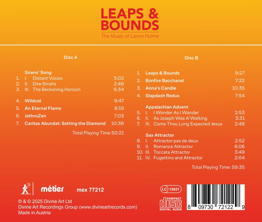 Leaps & Bounds - The Music of Lance Hulme - slide-1