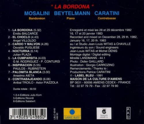 Beytelmann/ Caratini/ Mosalini: La Bordona - slide-1