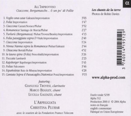 Al 'Improvviso (Ciaccone, Bergamasche, & Un Po' Di Follie...) - slide-1