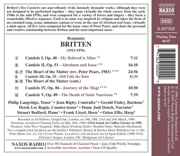 BRITTEN: Canticles Nos. I - V - slide-1