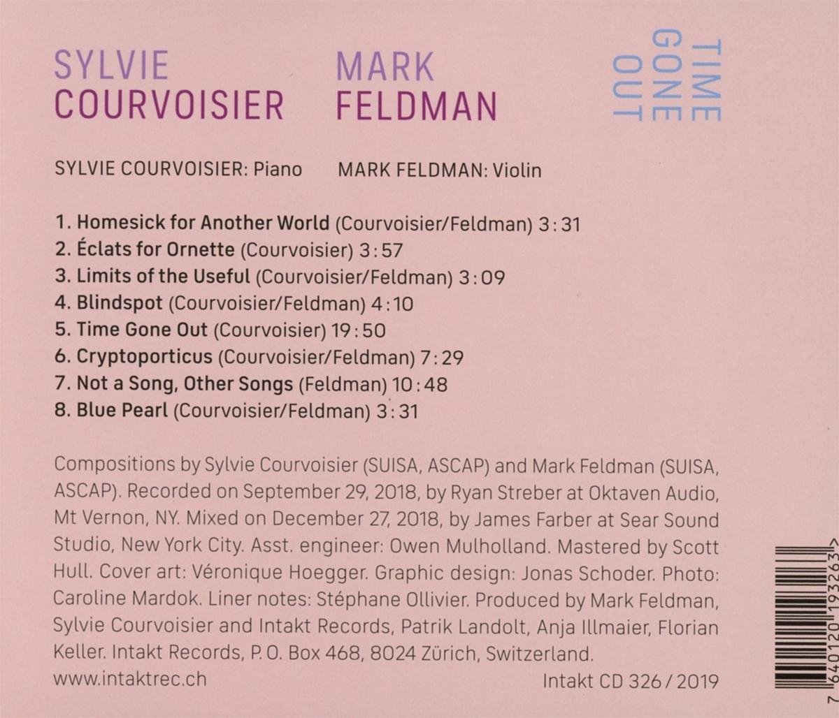 Courvoisier/Feldman: Time Go Out - slide-1