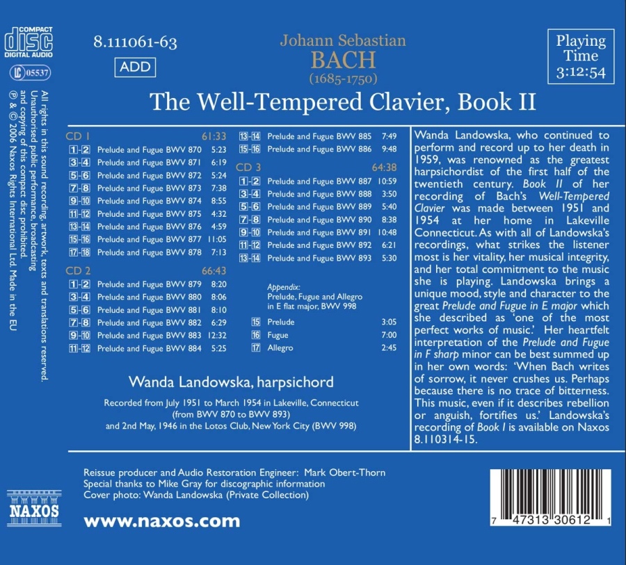 The Well-Tempered Clavier, Book II - slide-1
