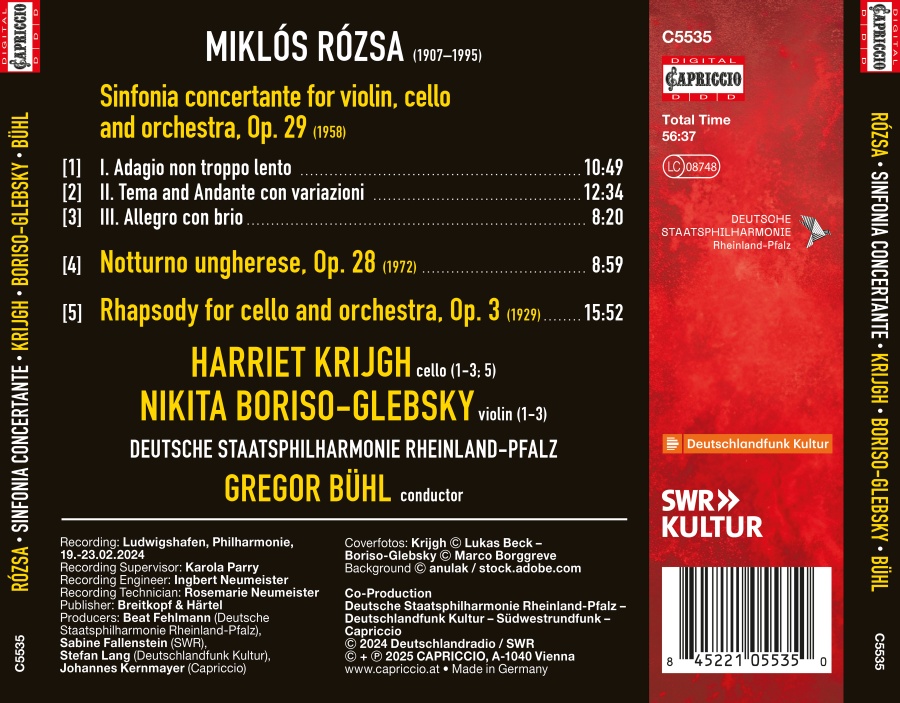 Rózsa: Sinfonia Concertante - slide-1