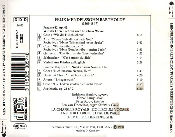 Mendelssohn: Psaumes - slide-1