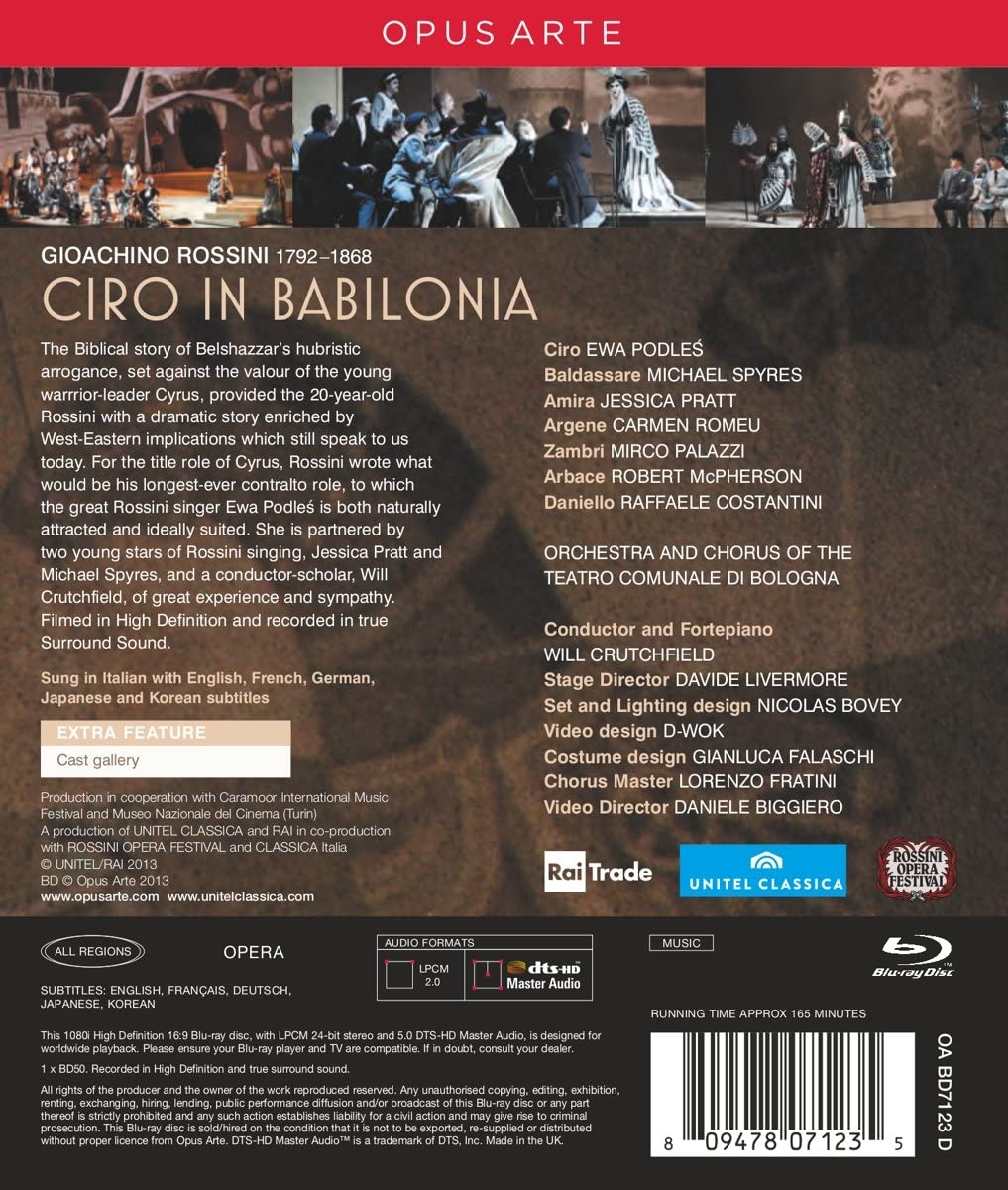 ROSSINI: Ciro in Babilonia ( BLU RAY ) - slide-1
