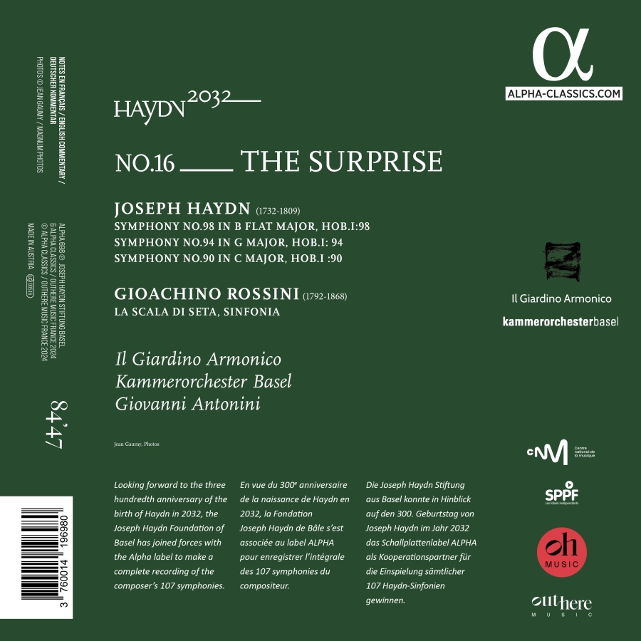 Haydn 2032 Vol. 16 - The Surprise - slide-1