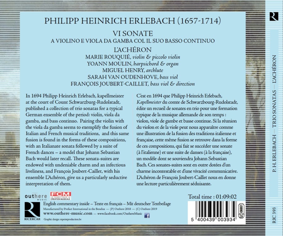 Erlebach: Complete Trio Sonatas - slide-1