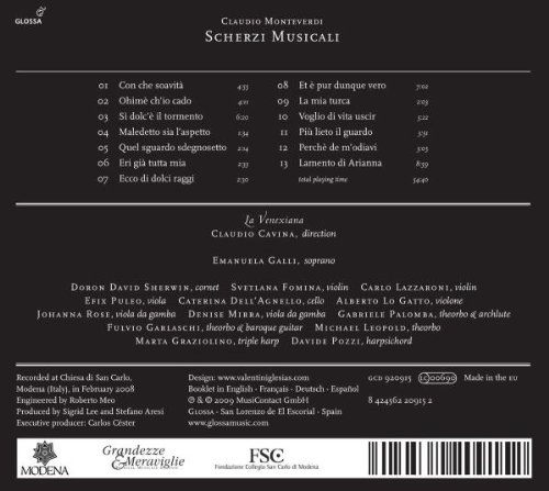 Monteverd: Scherzi Musicali - slide-1