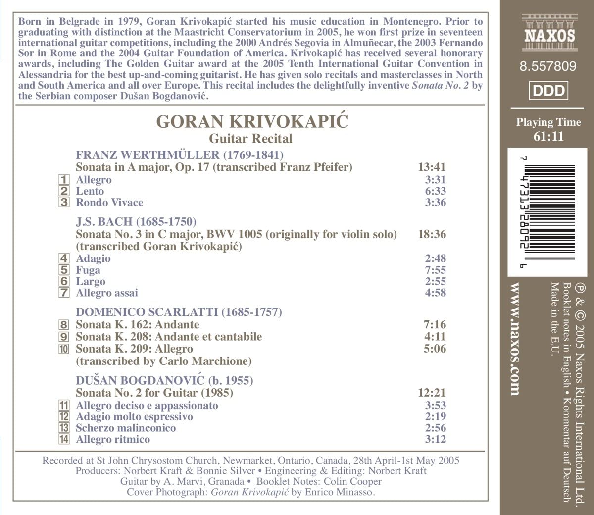 GUITAR RECITAL - GORAN KRIVOKAPIC - slide-1