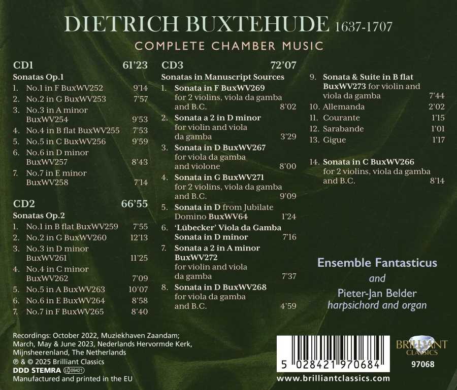 Buxtehude: Complete Chamber Music - slide-1