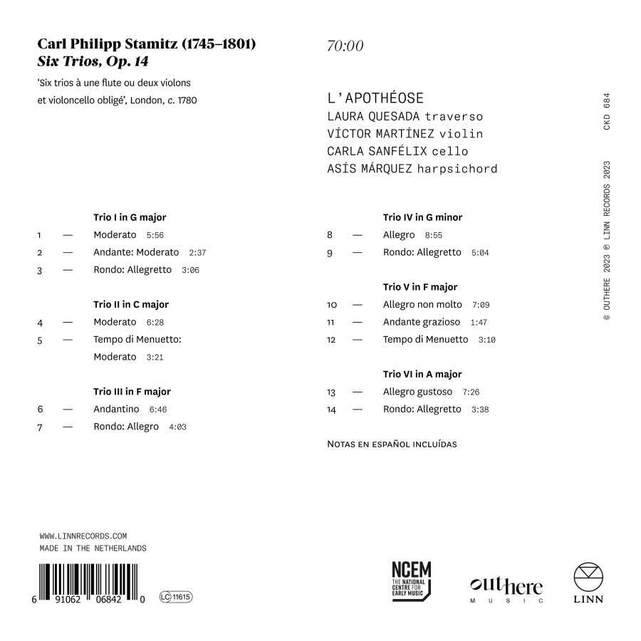 Stamitz: Six Trios Op. 14 - slide-1