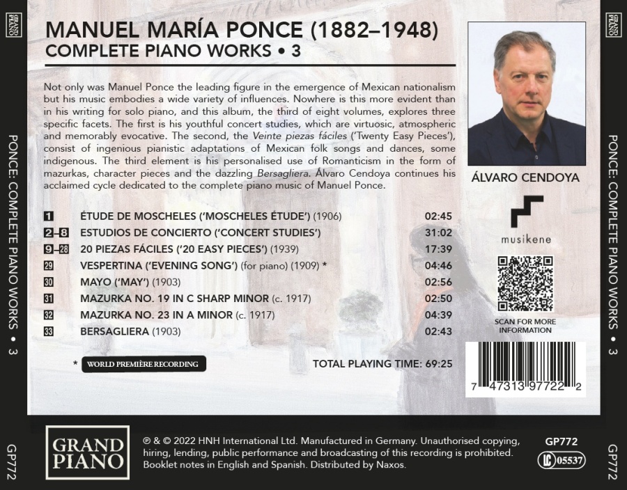 Ponce: Complete Piano Works Vol. 3 - slide-1