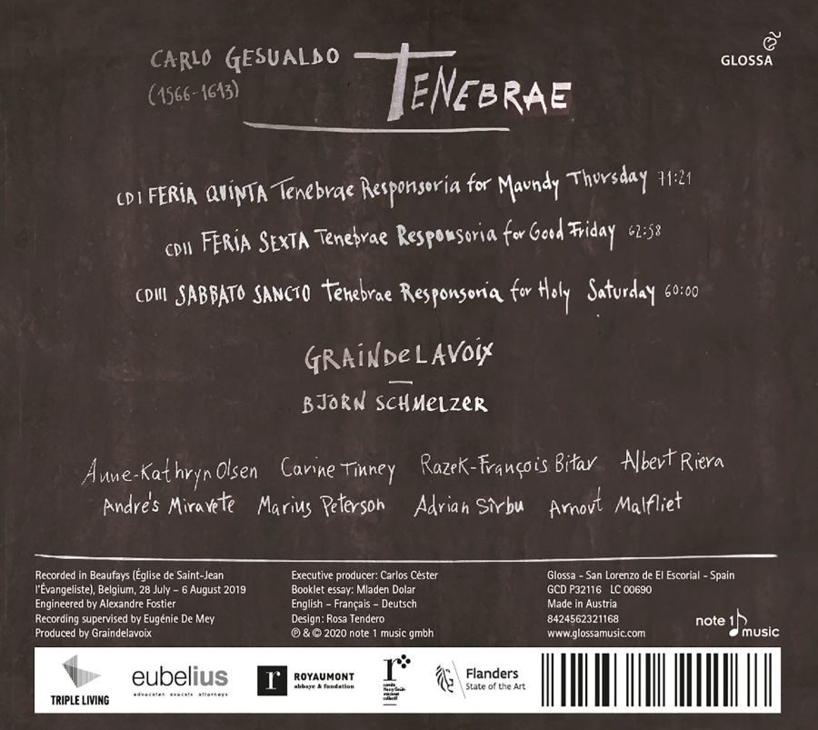 Gesualdo: Tenebrae - slide-1