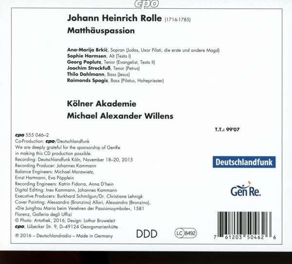 Rolle: Matthäuspassion - slide-1