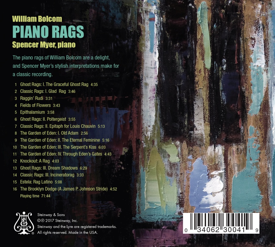 Bolcom: Piano Rags - slide-1